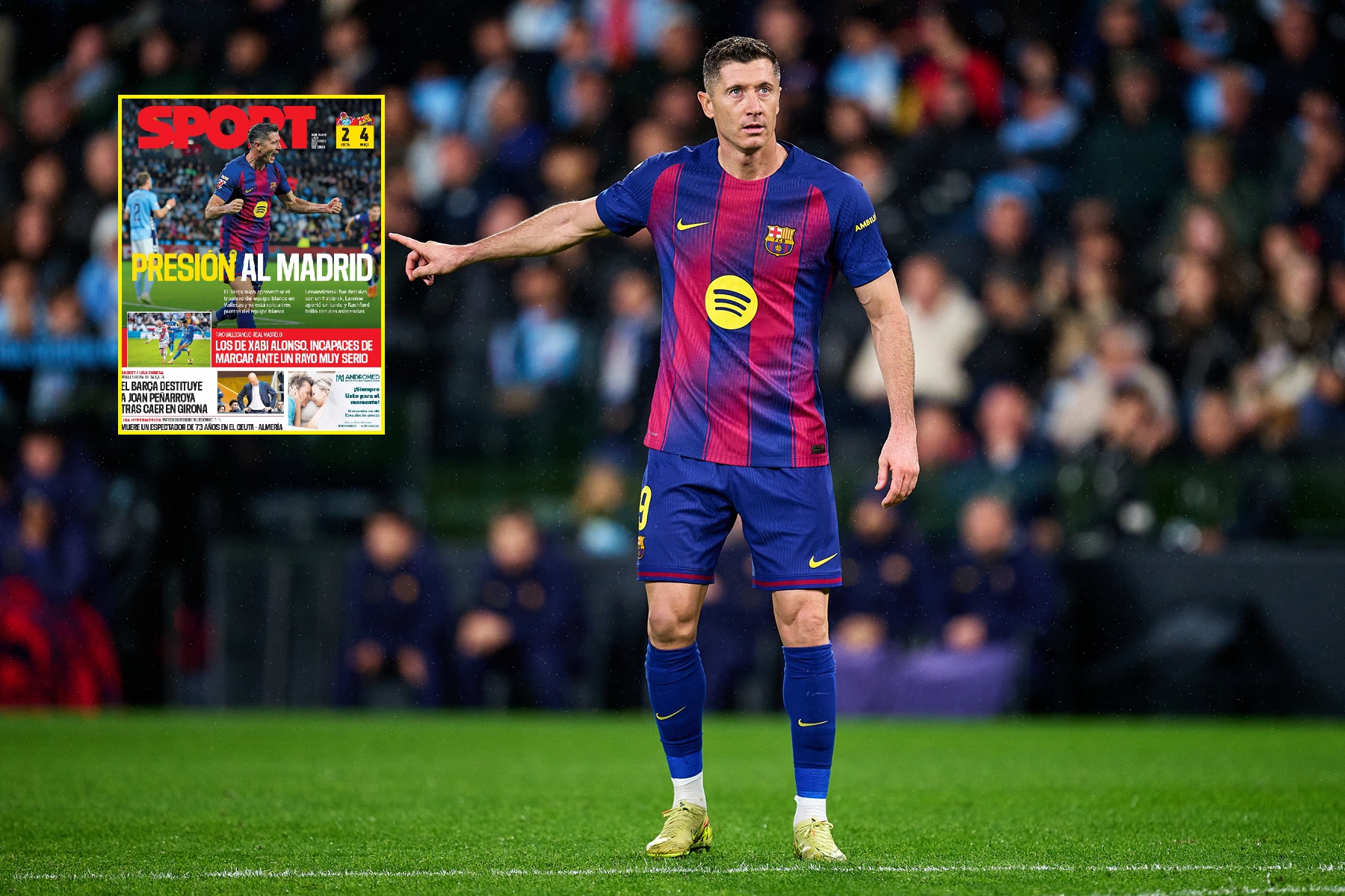 Lewandowski zawładnął okładkami. Tak piszą o nim Hiszpanie