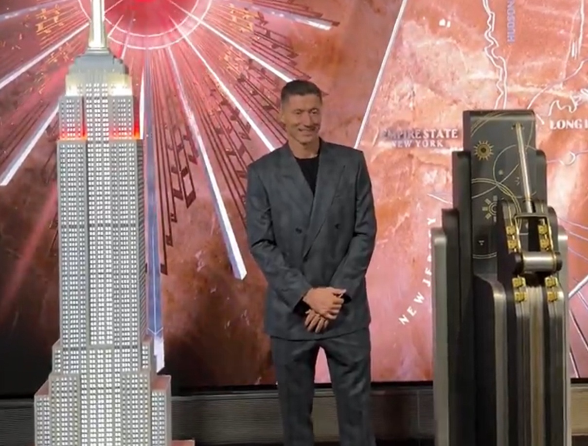 Historyczne wydarzenie w Nowym Jorku. W roli głównej Lewandowski