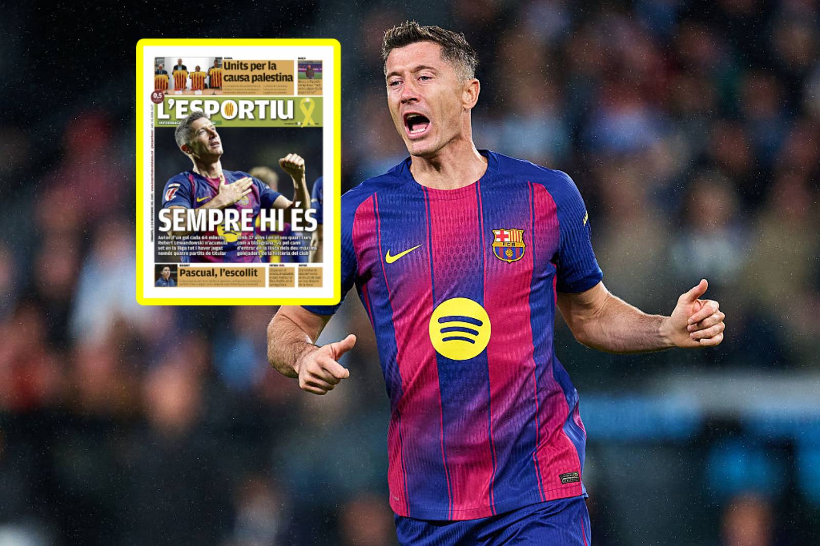 Lewandowski trafił na okładkę w Hiszpanii. Te słowa pójdą w świat