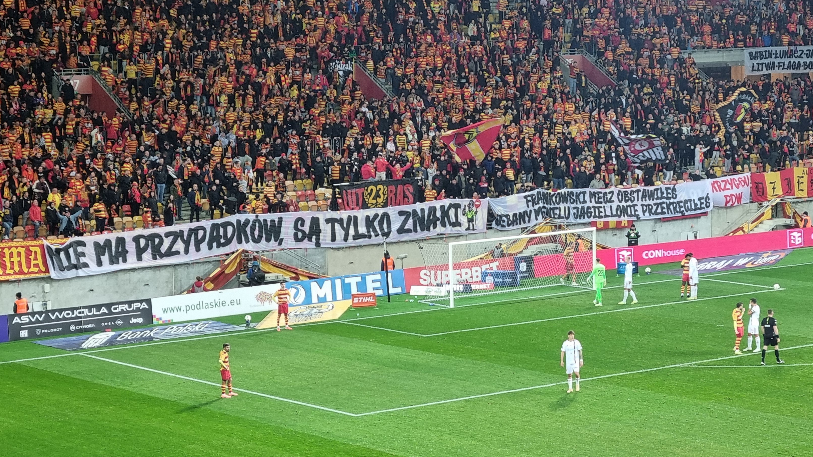 Decyzja zapadła. Jagiellonia ukarana za transparent