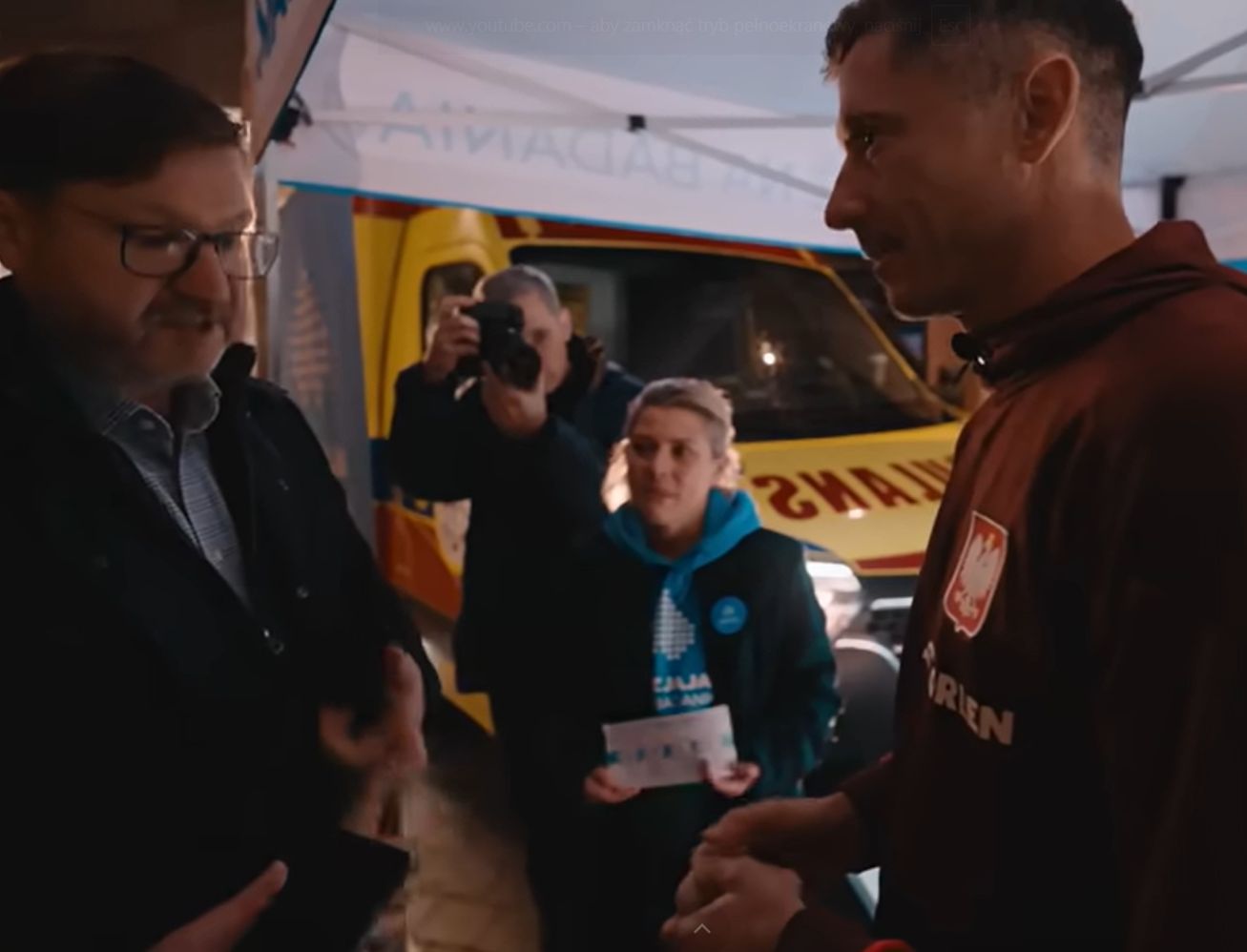 Apelował o "pokazanie jaj". Tak wyglądało badanie Lewandowskiego