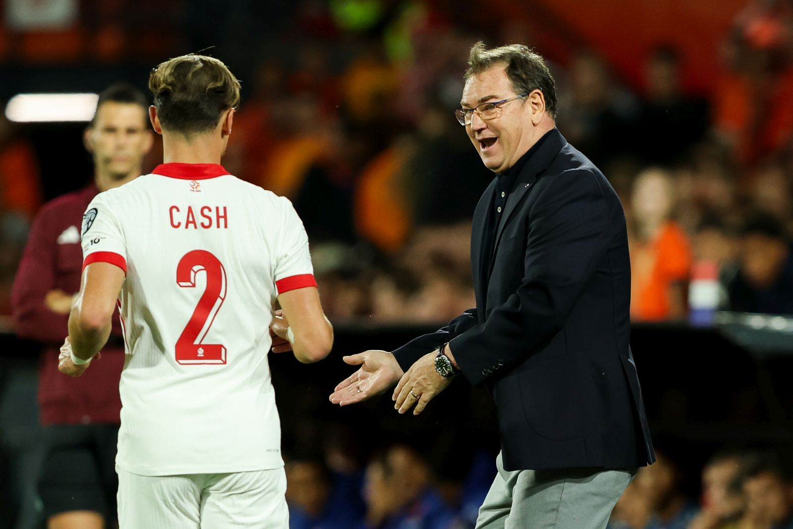 Urban i Cash odpowiadają na pytania dziennikarzy. Śledź konferencję kadry