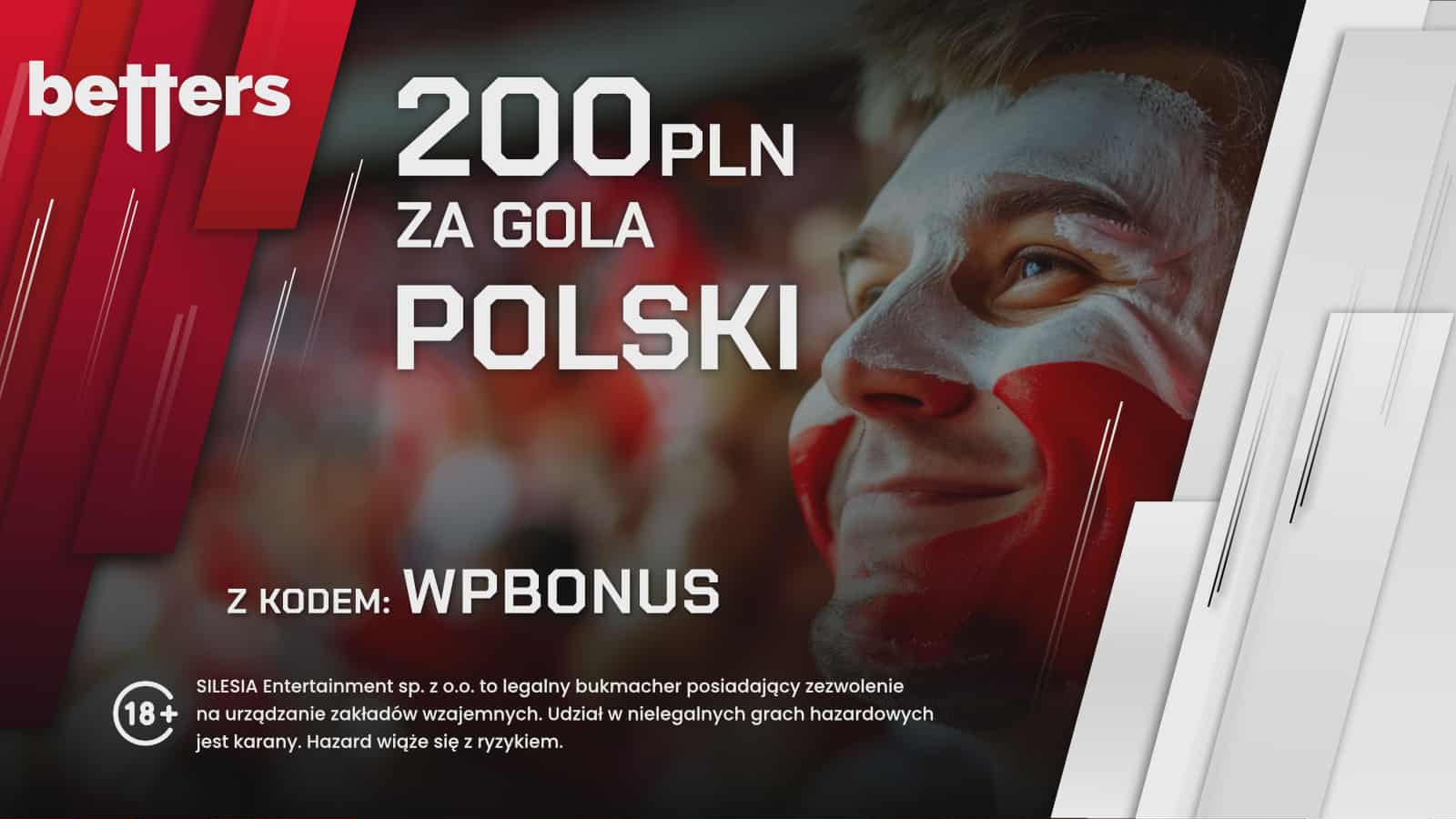 200 zł za gola Polaków! Specjalna promocja od BETTERS na mecz Polska - Holandia!