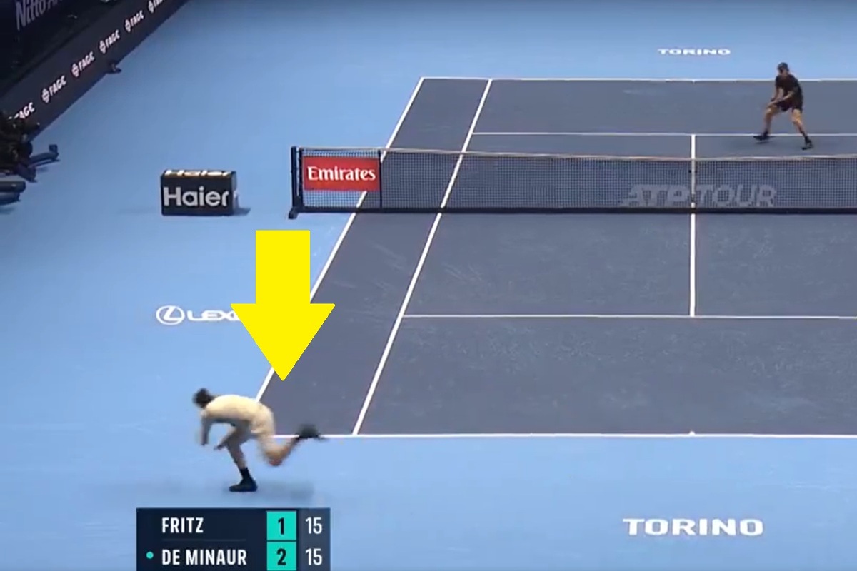 Piłka stracona? Nie dla Taylora Fritza [WIDEO]