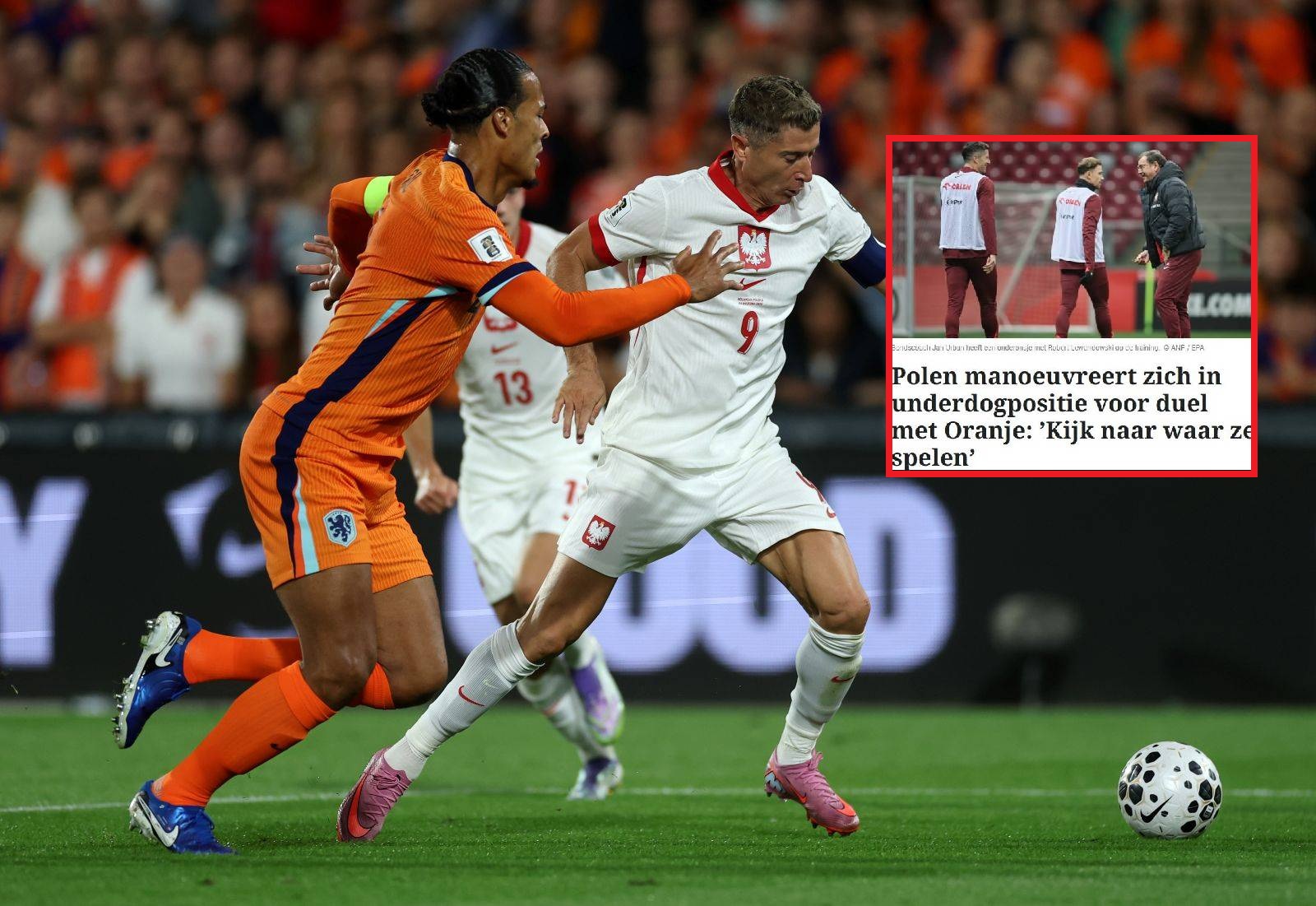"Idealny test". Tak Holendrzy piszą o meczu w Warszawie