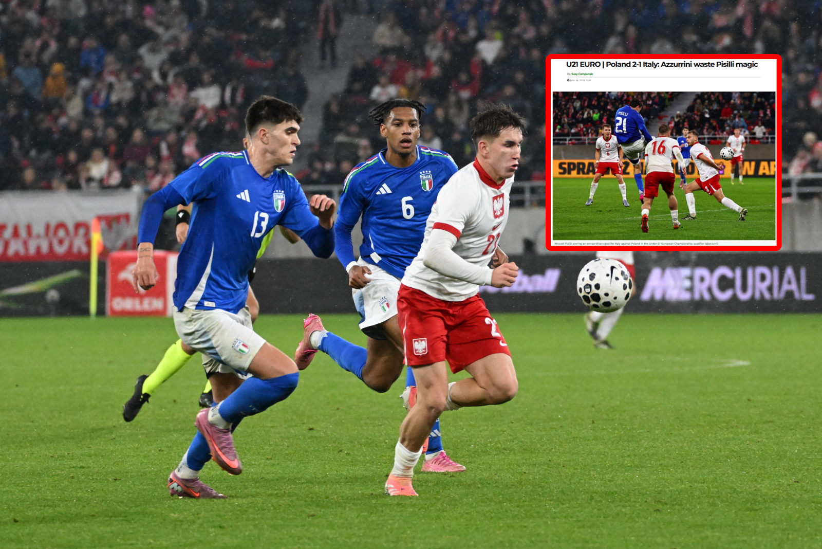 Włosi są w szoku. Tak komentują porażkę z Polską