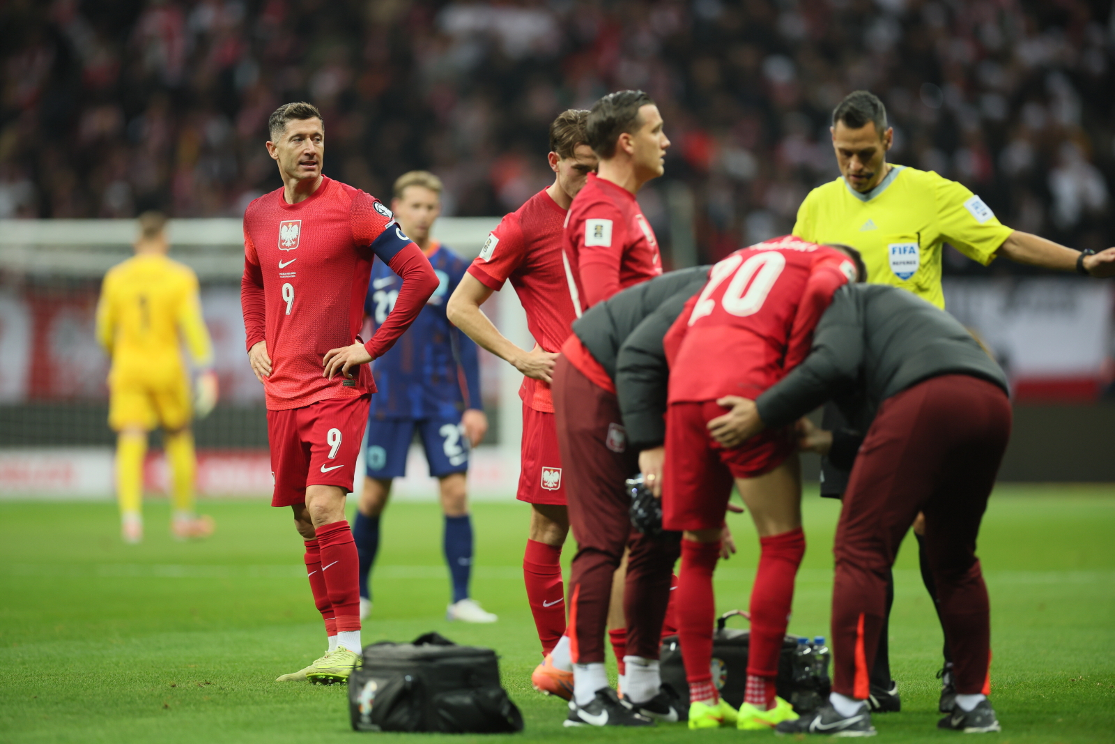 Była 13. minuta. Dramat reprezentanta Polski