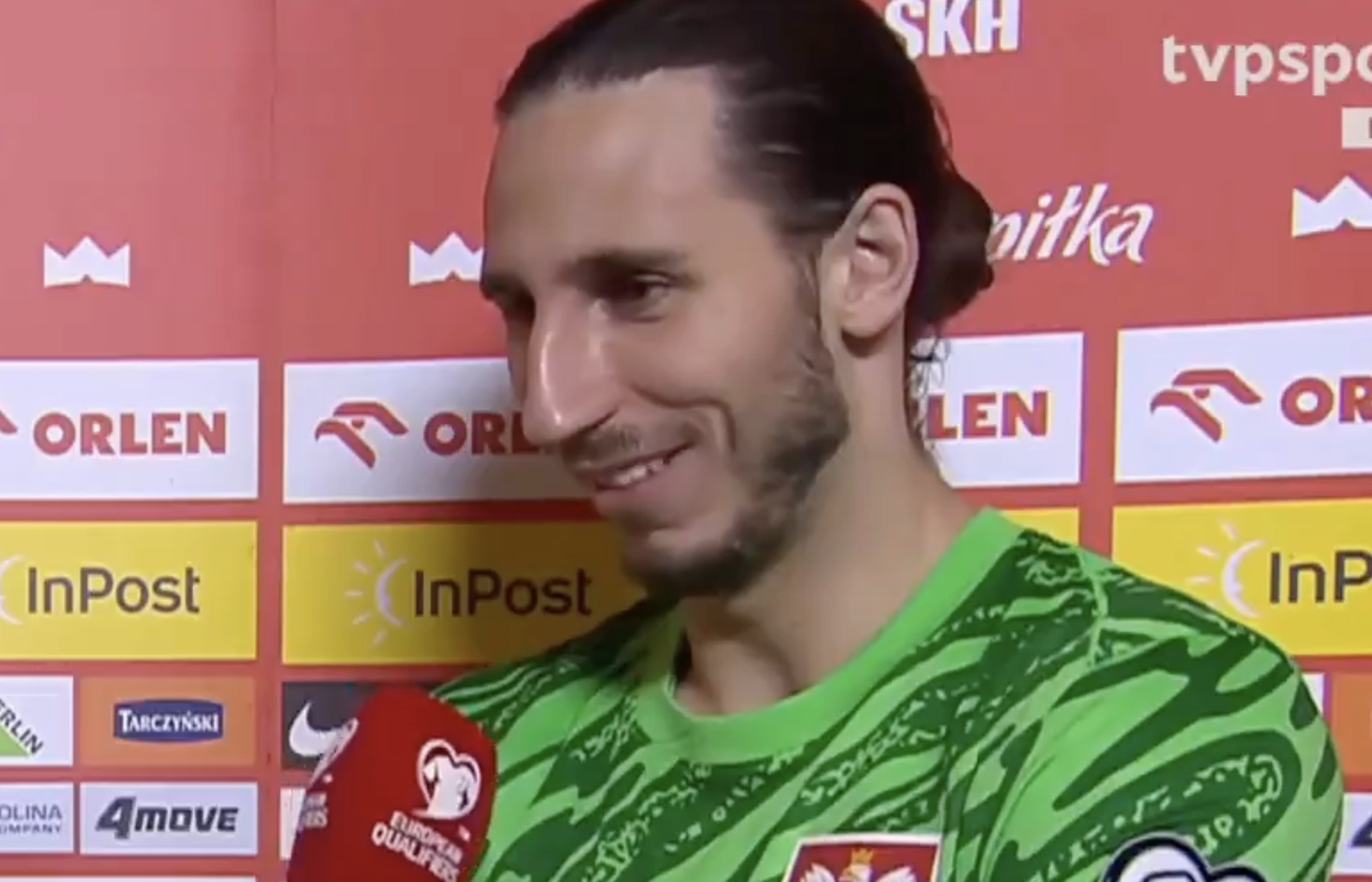 Grabara stanął przed kamerą. Potem padło najważniejsze pytanie