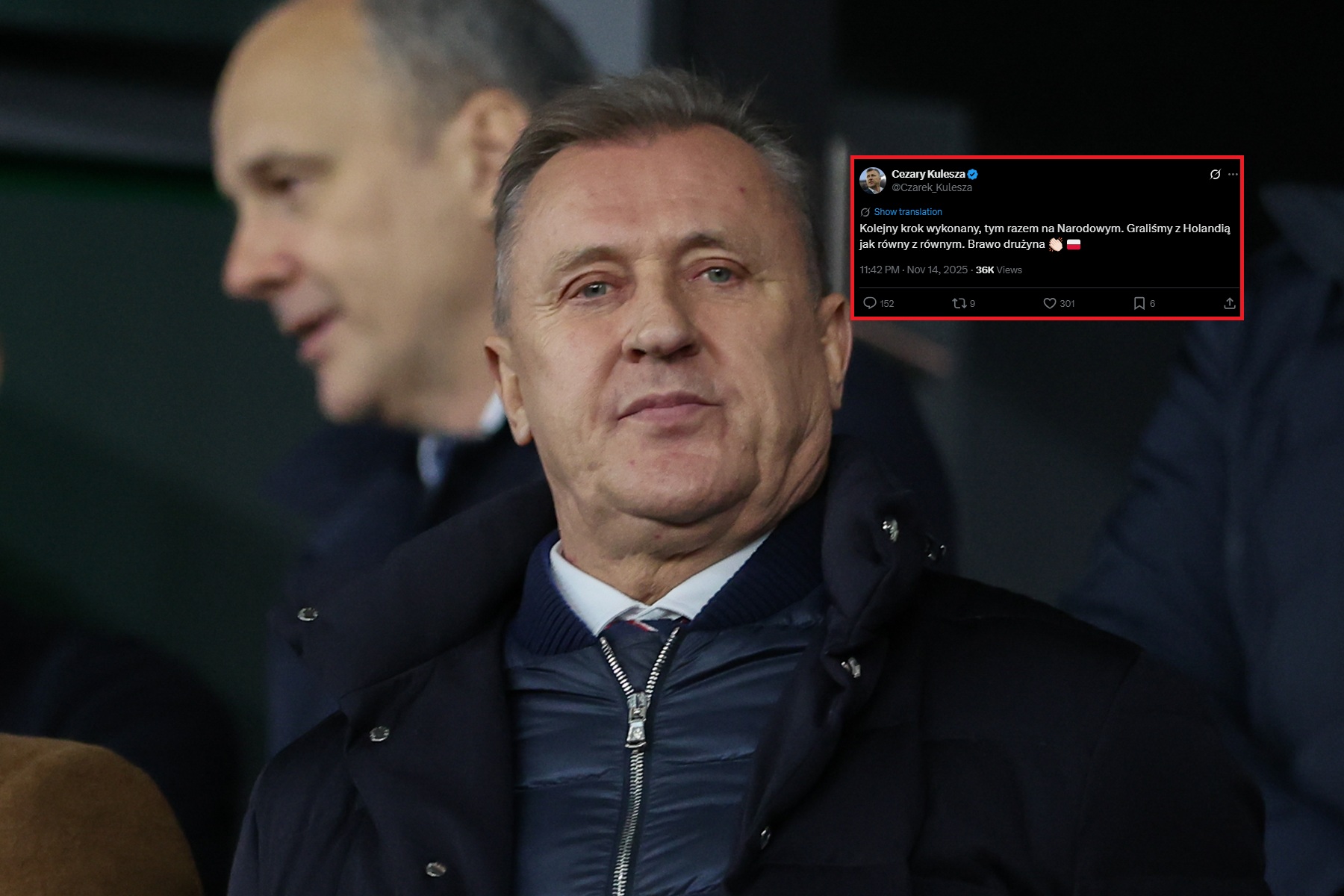 Cezary Kulesza nie może wyjść z zachwytu. Tak skomentował mecz z Holandią