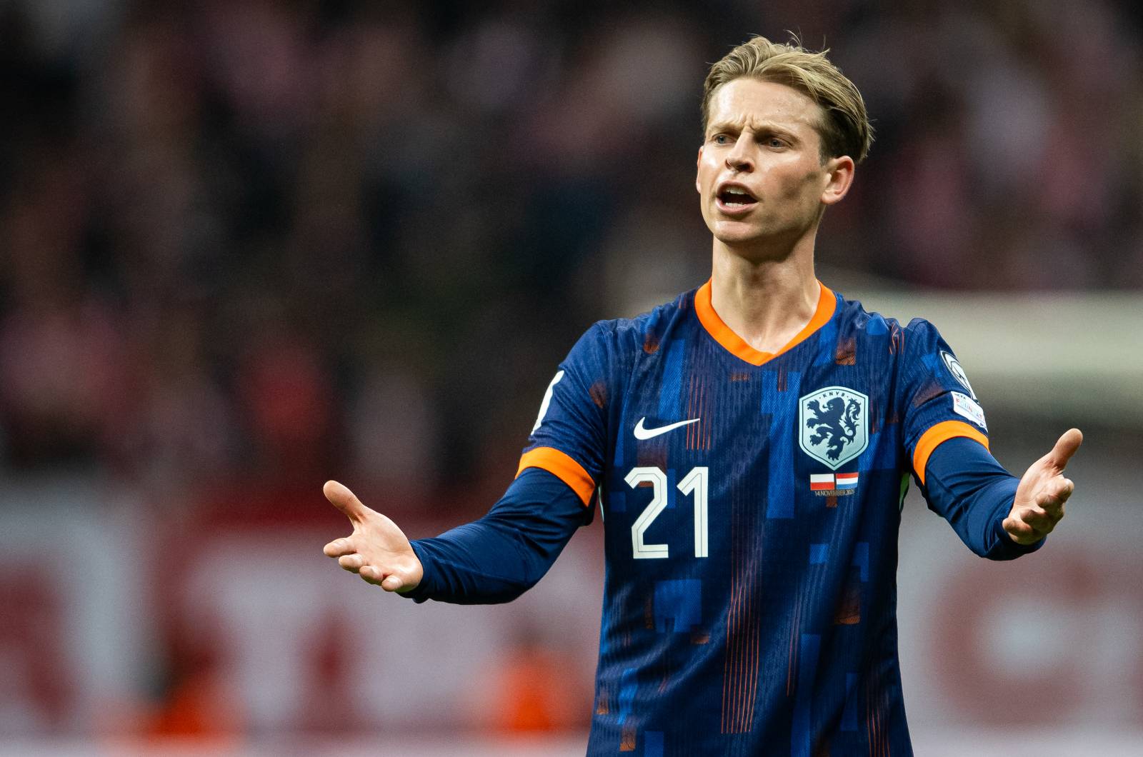 Gwiazda Holandii podsumowała mecz. "Murawa była słaba"