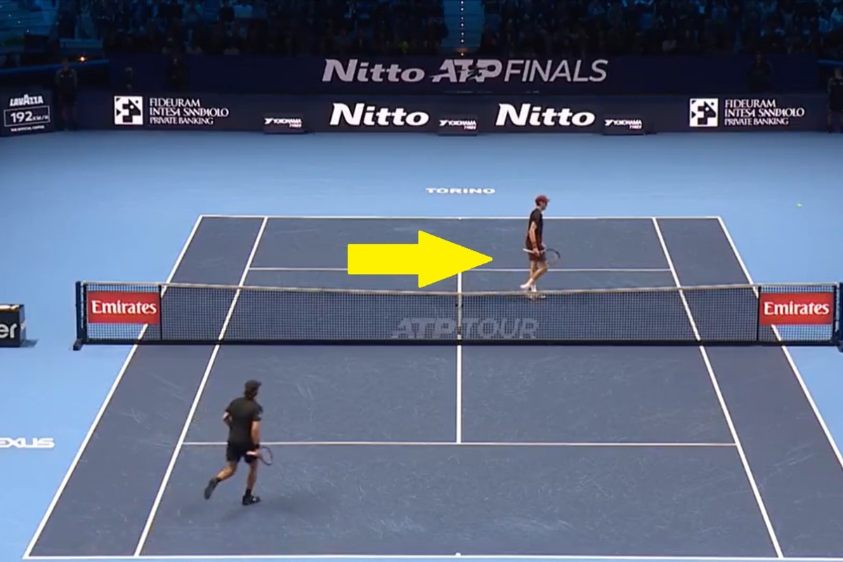 Nawet Jannik Sinner bywa bezradny. Wyśmienita piłka [WIDEO]