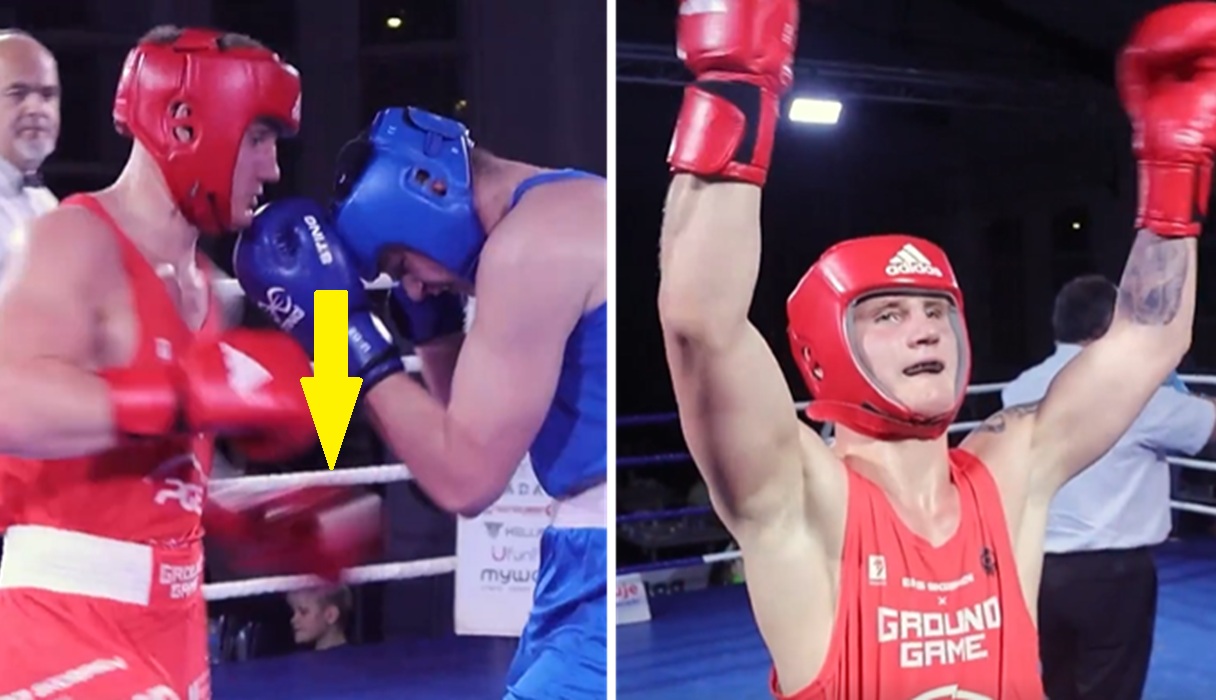 Lewy na wątrobę i nokaut! Rewelacyjna akcja polskiego mistrza