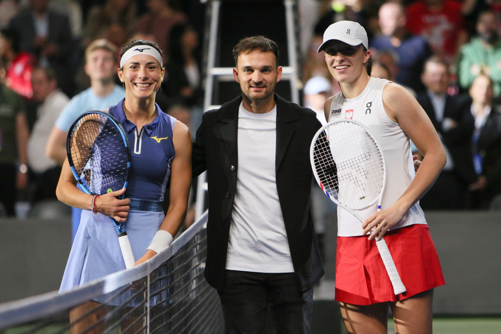 Wyjątkowa rola. Mistrz świata na meczu Igi Świątek