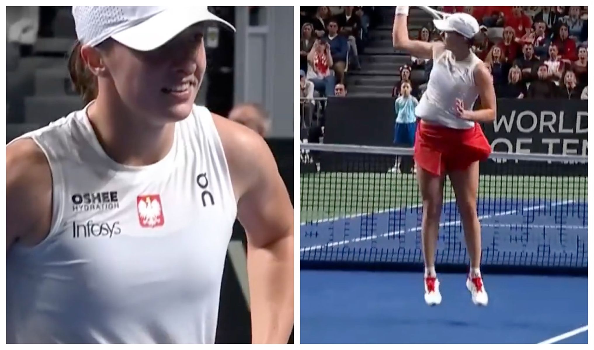 Aż się uśmiechnęła. Tak Świątek zabawiła się z rywalką