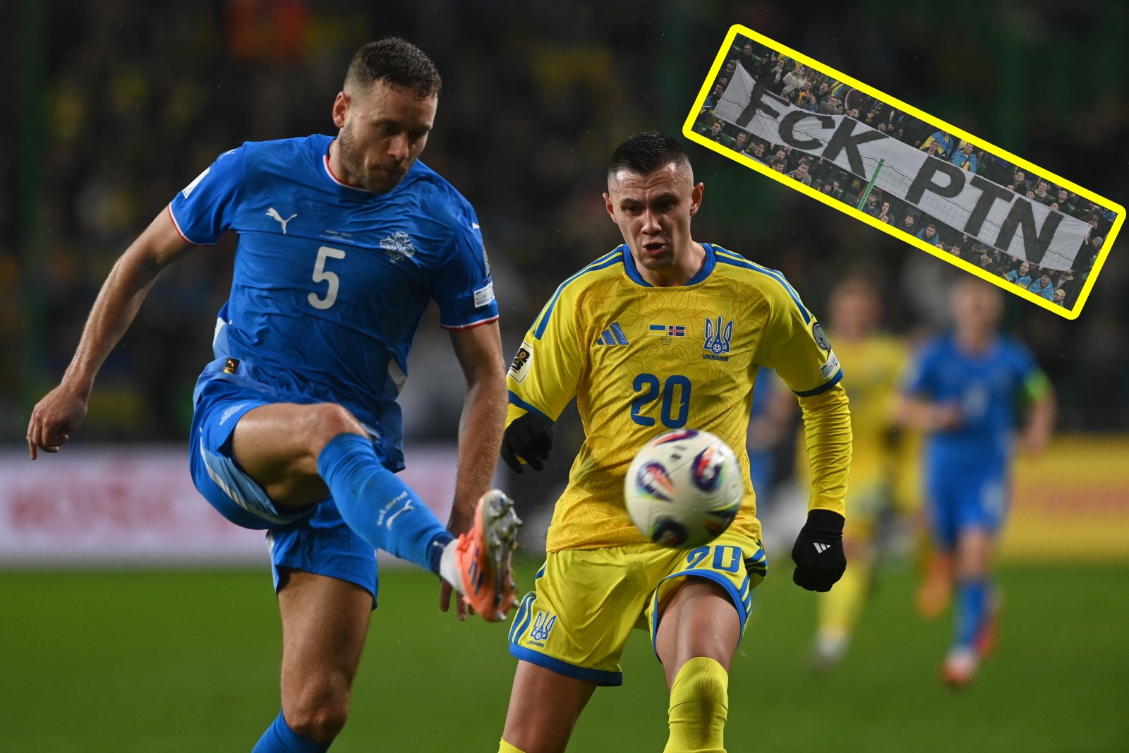 Ukraina grała w Warszawie. Kibice nagle uderzyli w Putina