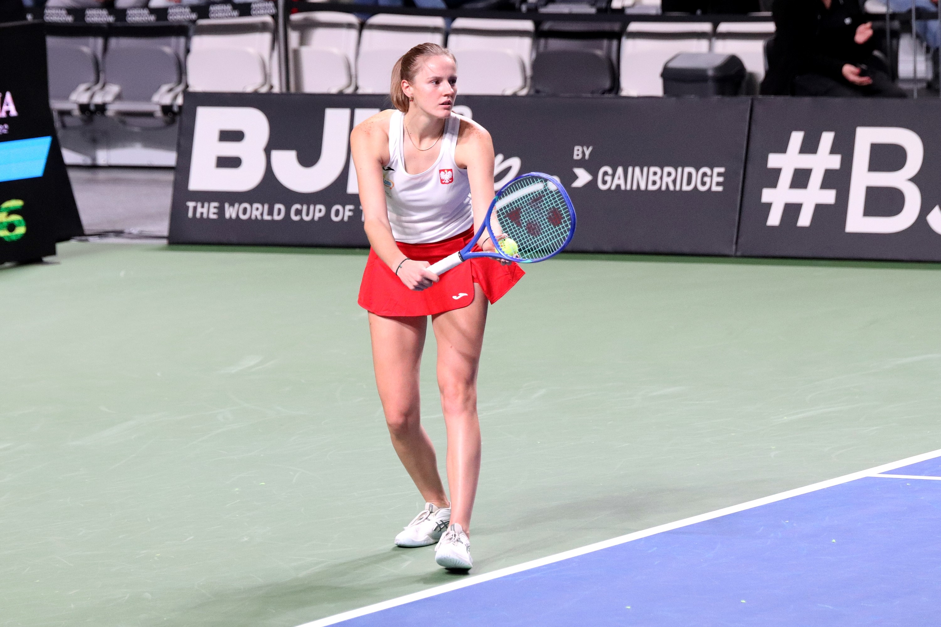 Nocne, ale krótkie granie polskich deblistek