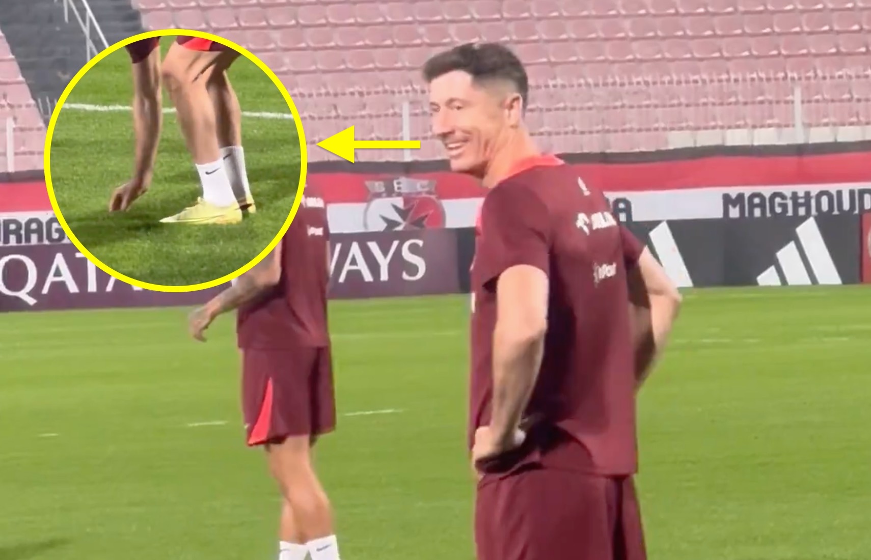 Lewandowski zauważył, co knują Maltańczycy. Jego mina mówi wszystko