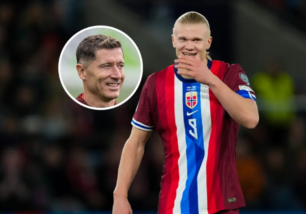 Stało się. Haaland wyrównał rekord Lewandowskiego