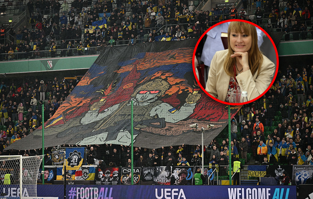 Rosjanie zobaczyli transparent Ukraińców. I zawrzało. Uderzyli także w Polaków