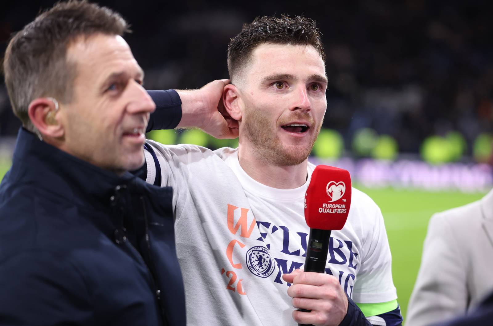 Kapitan Szkotów nie krył wzruszenia. Wspomniał zmarłego kolegę