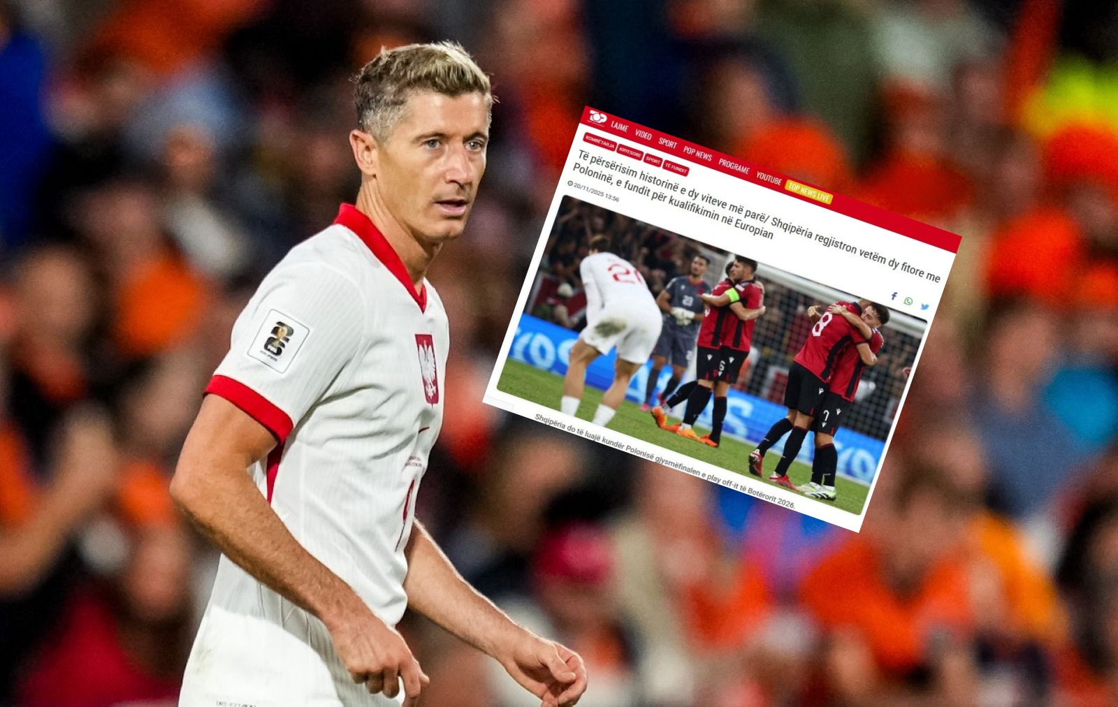 Albańczycy "łowią" Lewandowskiego! Czy powtórzą historyczny sukces?