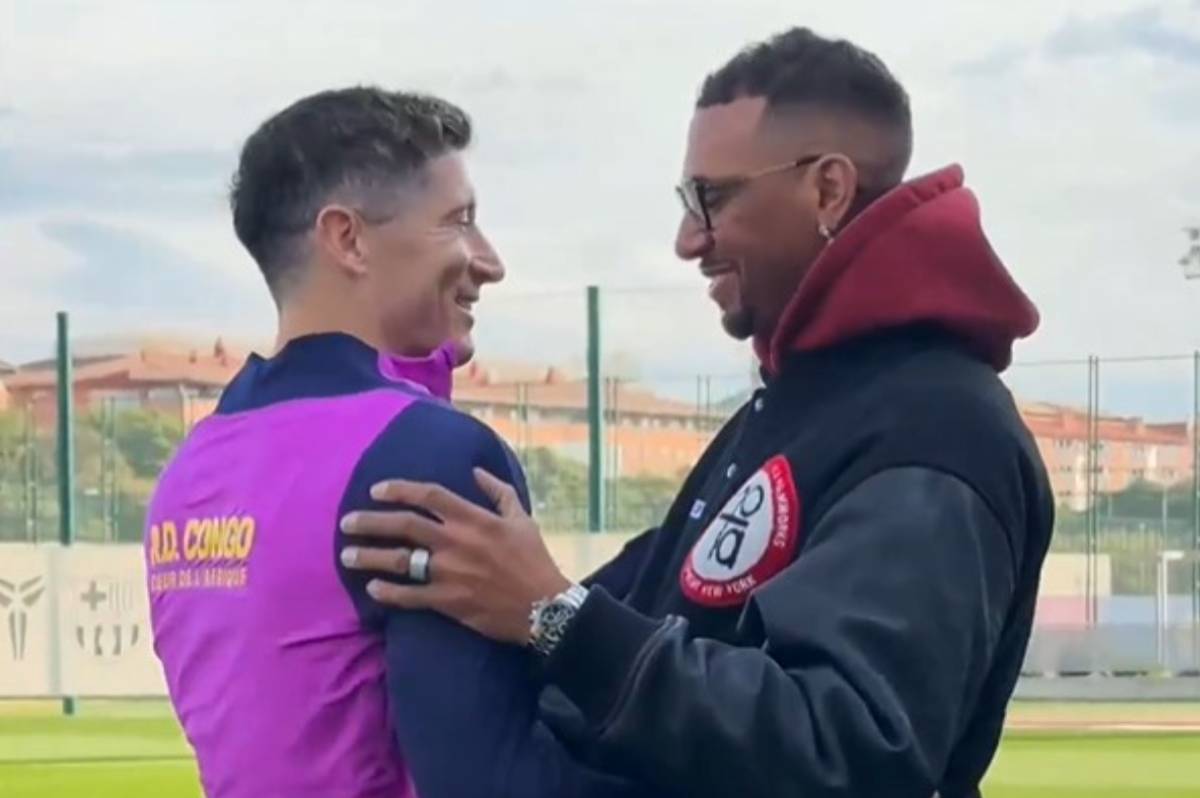 Mistrz świata pojawił się na treningu Barcelony. Lewandowski dobrze go zna