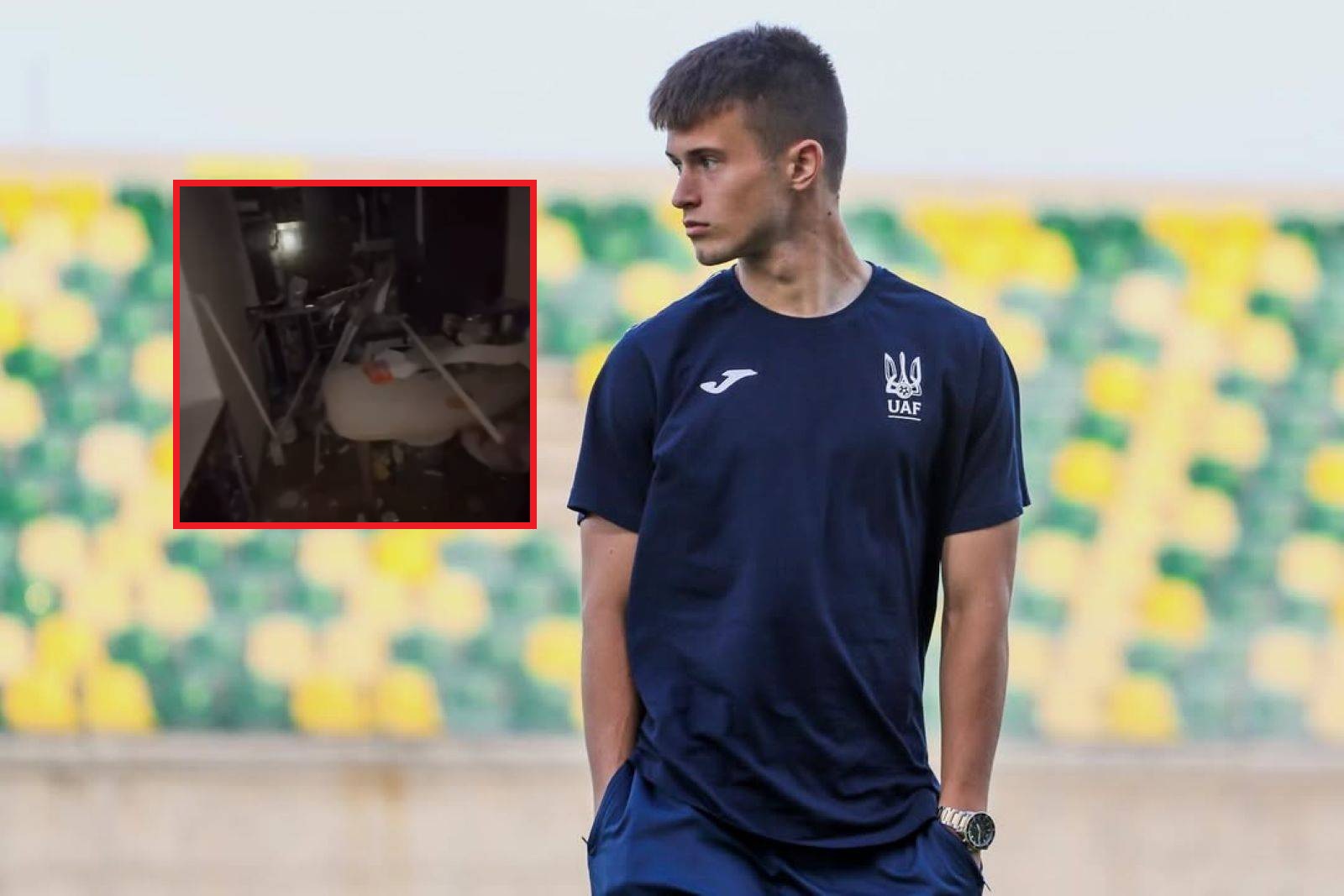 Dramat piłkarza. Pokazał dom po rosyjskim ostrzale