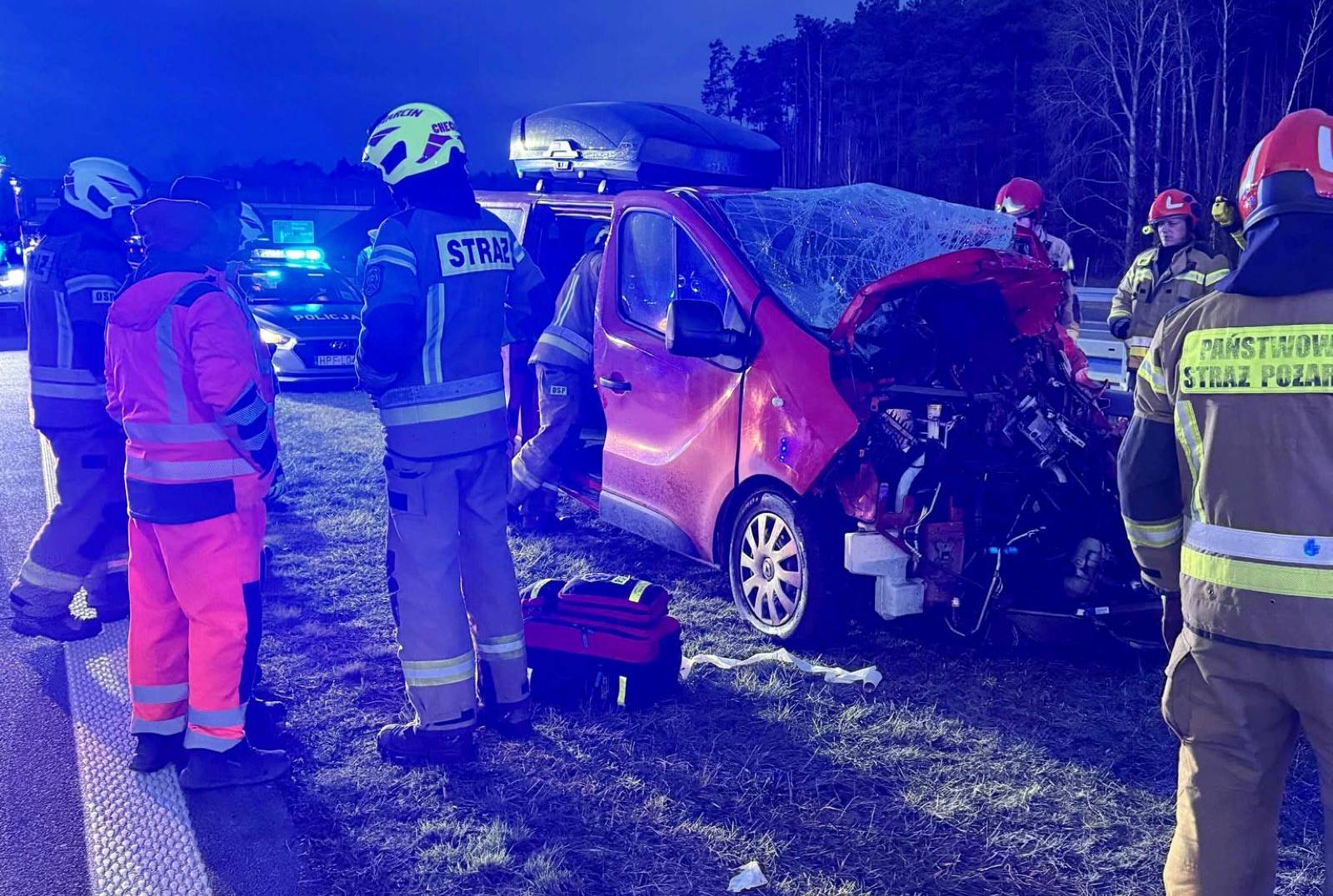 Reprezentanci Polski ranni w poważnym wypadku