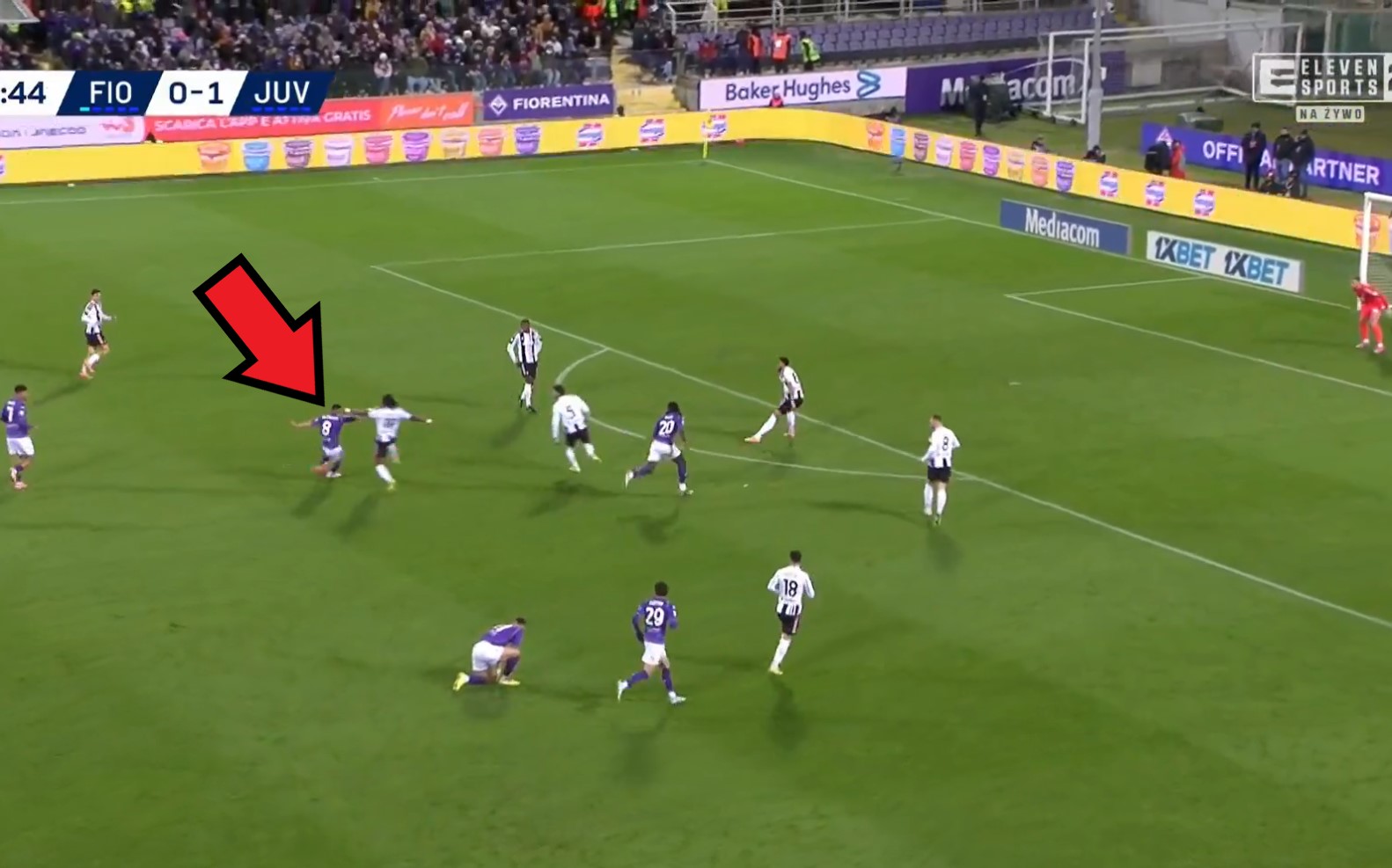 "To jest bramka weekendu we Włoszech!" Cudownie to uderzył