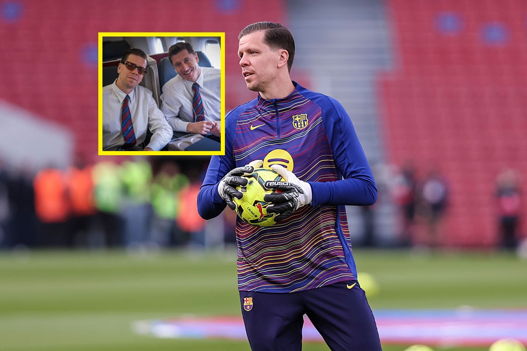 Ale się wystroili. Szczęsny "wrzucił" zdjęcie z pokładu samolotu