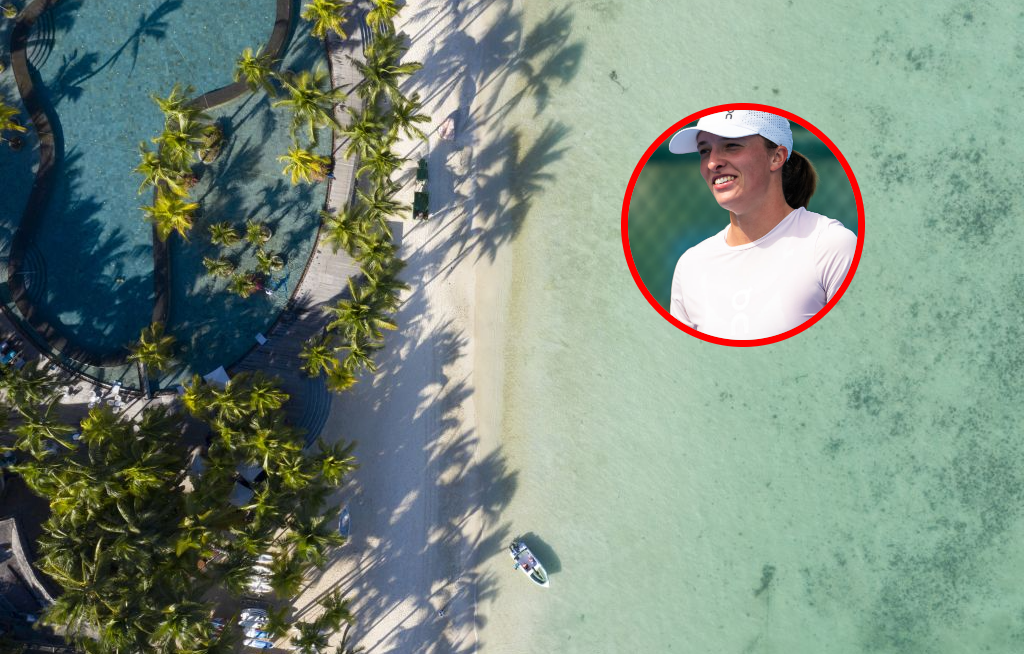 Tu wypoczywa Iga Świątek. Wyspa jak niebo