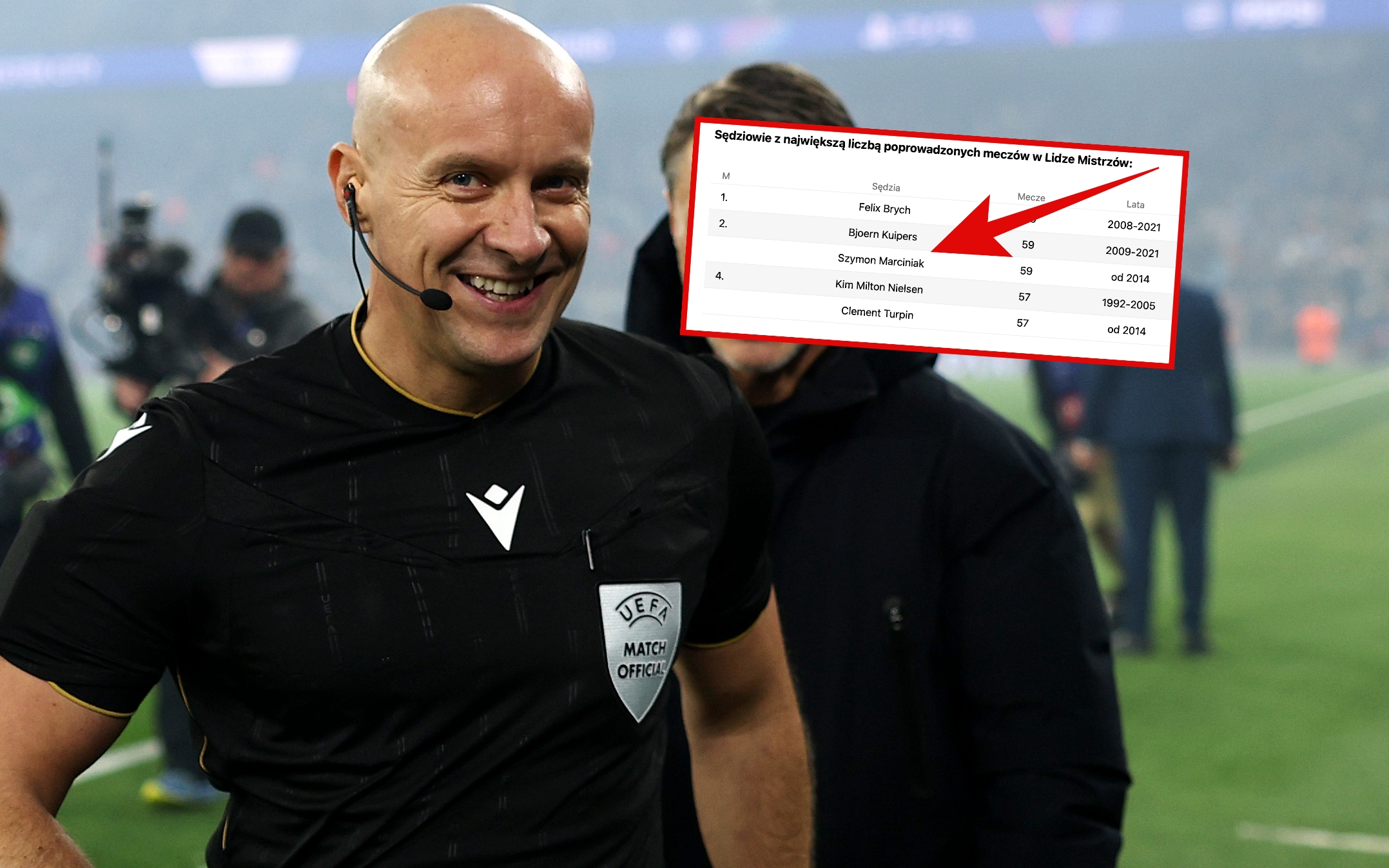 Co za widok! Marciniak pisze historię Ligi Mistrzów