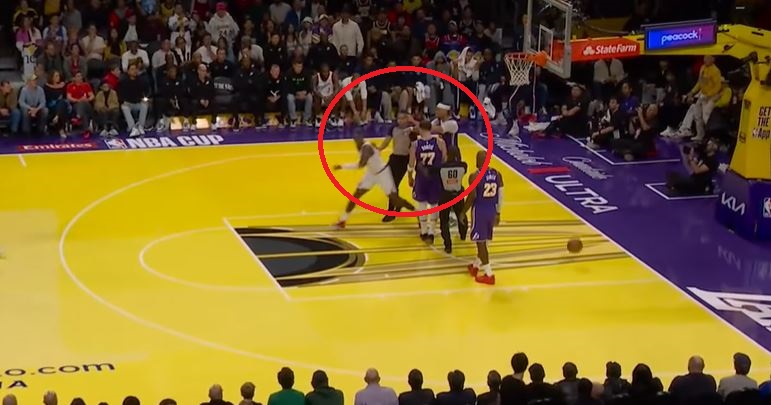 Uderzy Lukę Doncicia piłką. Tak to się skończyło