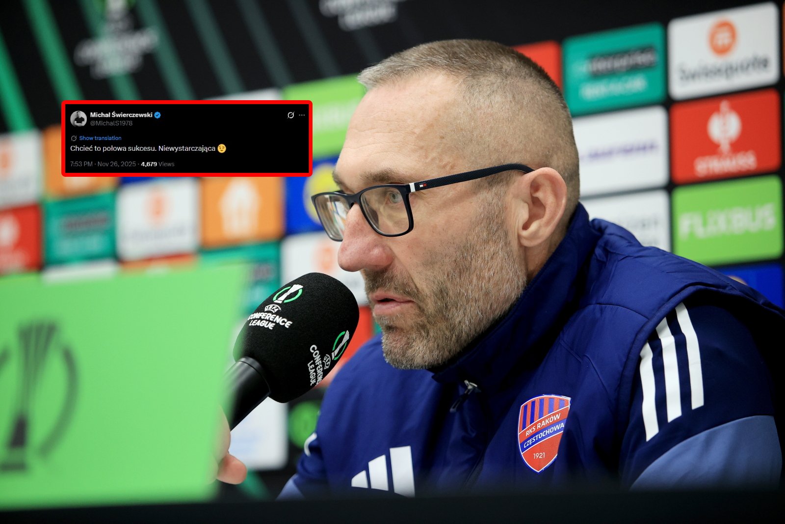 Króciutko. Właściciel Rakowa zareagował na słowa Papszuna