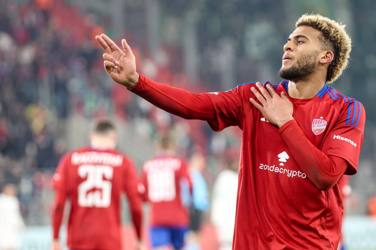 Złapali i nie puścili. Ostre strzelanie Rakowa w meczu z Rapidem