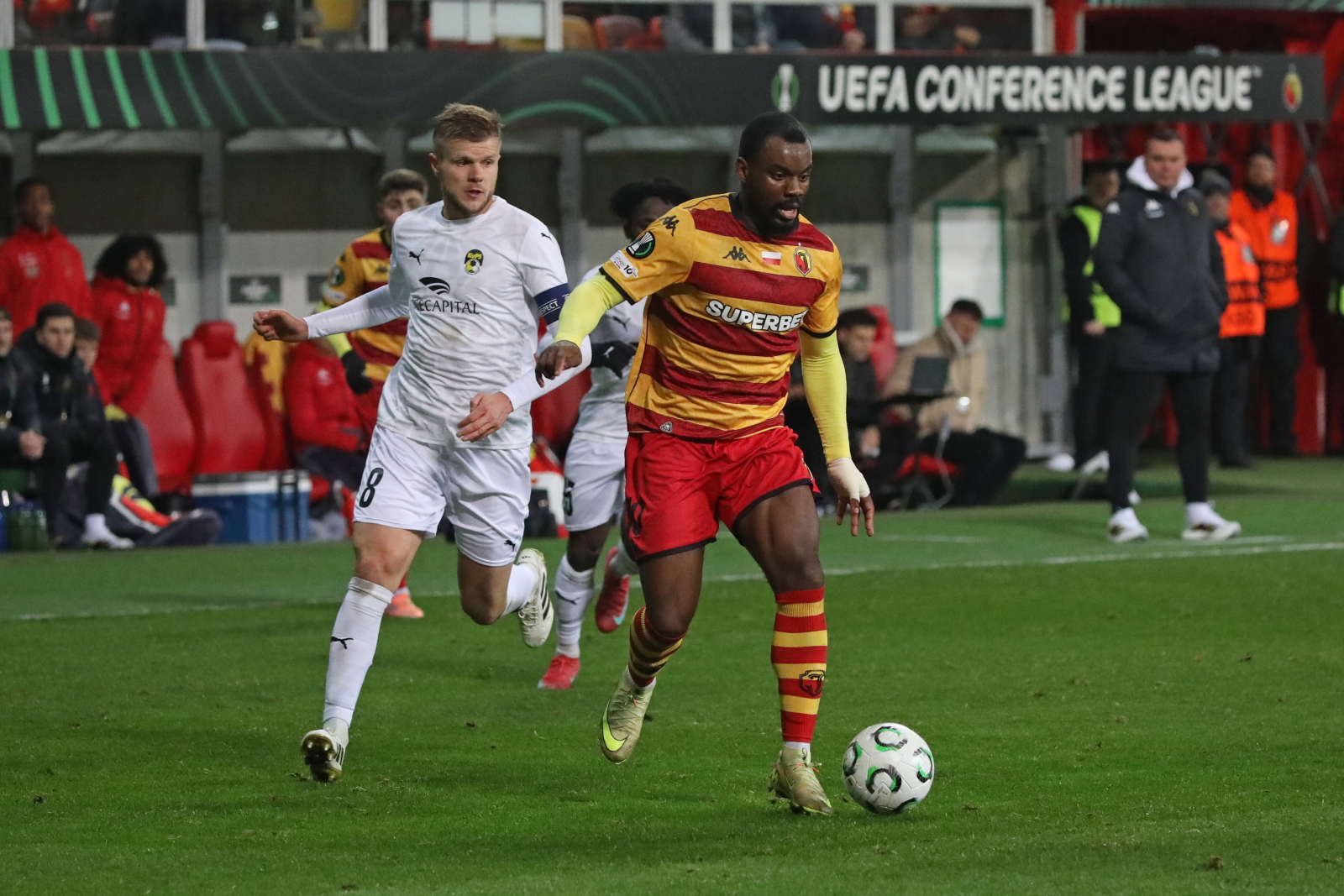 Liga Konferencji: jeden gol w meczu Jagiellonii Białystok z Kuopionem Palloseura