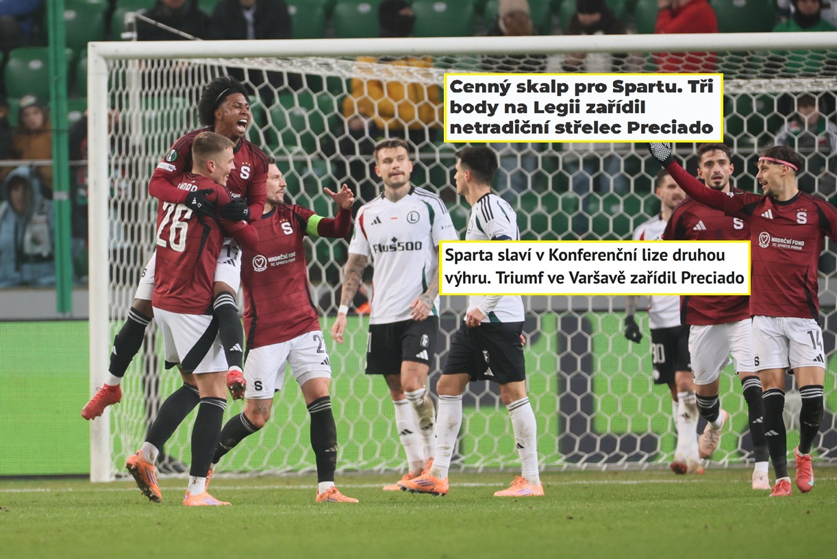 Czesi zachwyceni triumfem Sparty w Warszawie. "Cenny skalp"