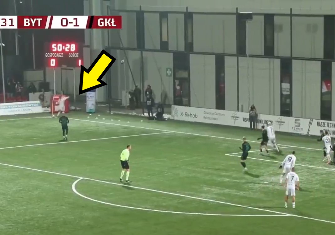 Nietypowe trafienie w polskiej lidze. Rywale w szoku, jest nagranie