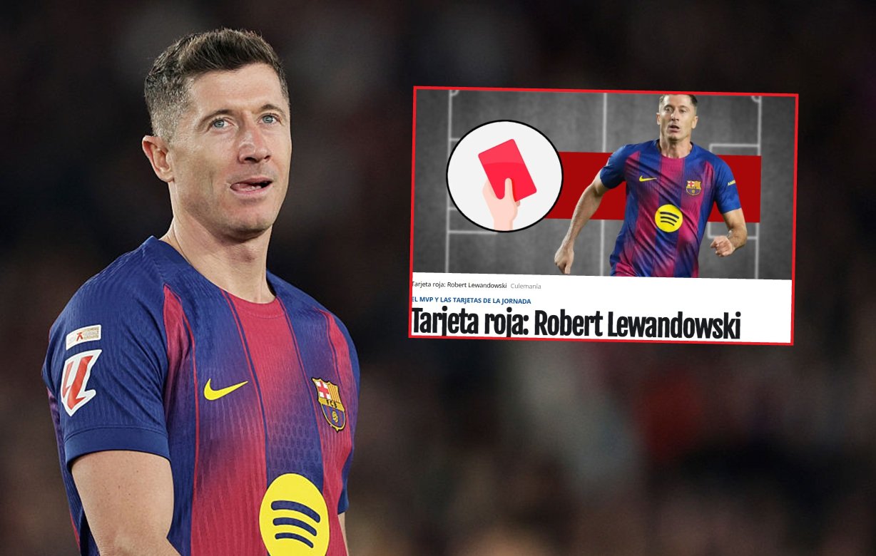 Nie mają litości dla Lewandowskiego. "Czerwona kartka"