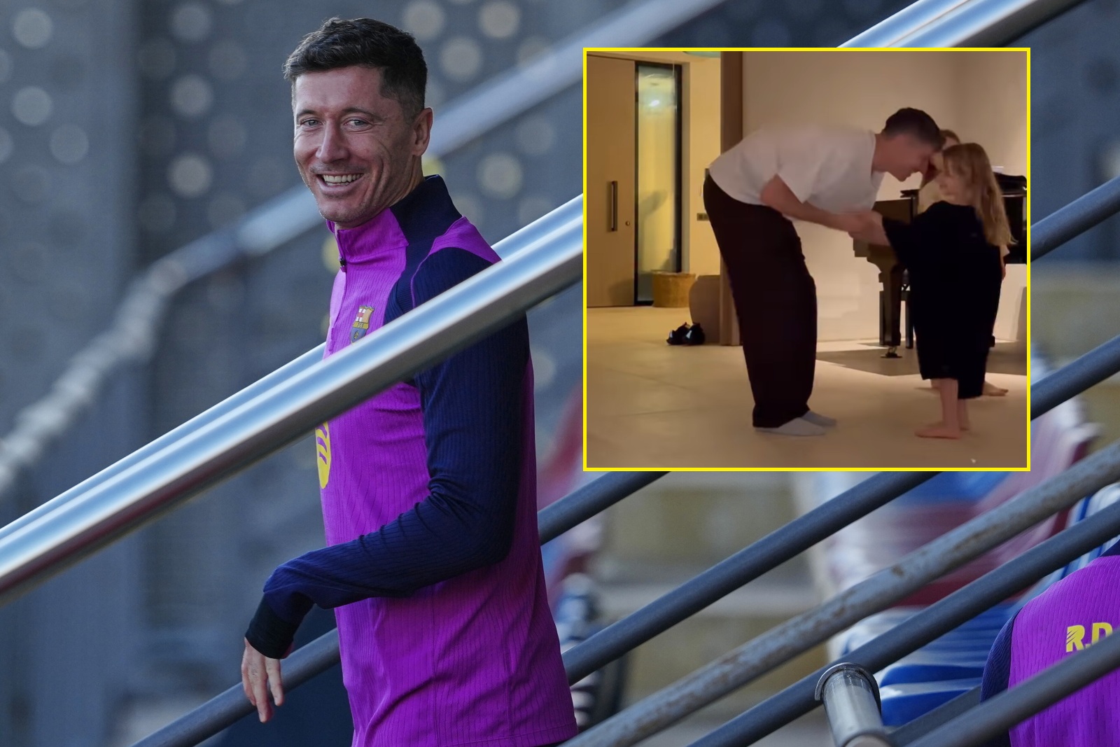 Pokazała nagranie z domu Lewandowskich. "Kochają się z nim wygłupiać"