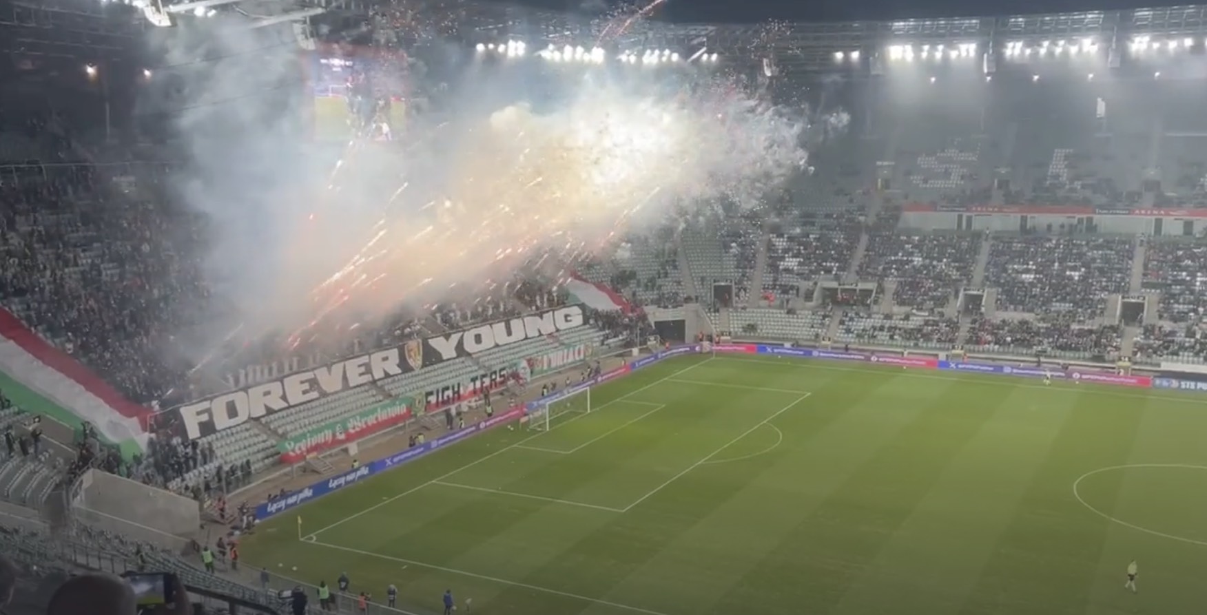 Przerwany mecz we Wrocławiu. Tylko spójrz, co zrobili kibice