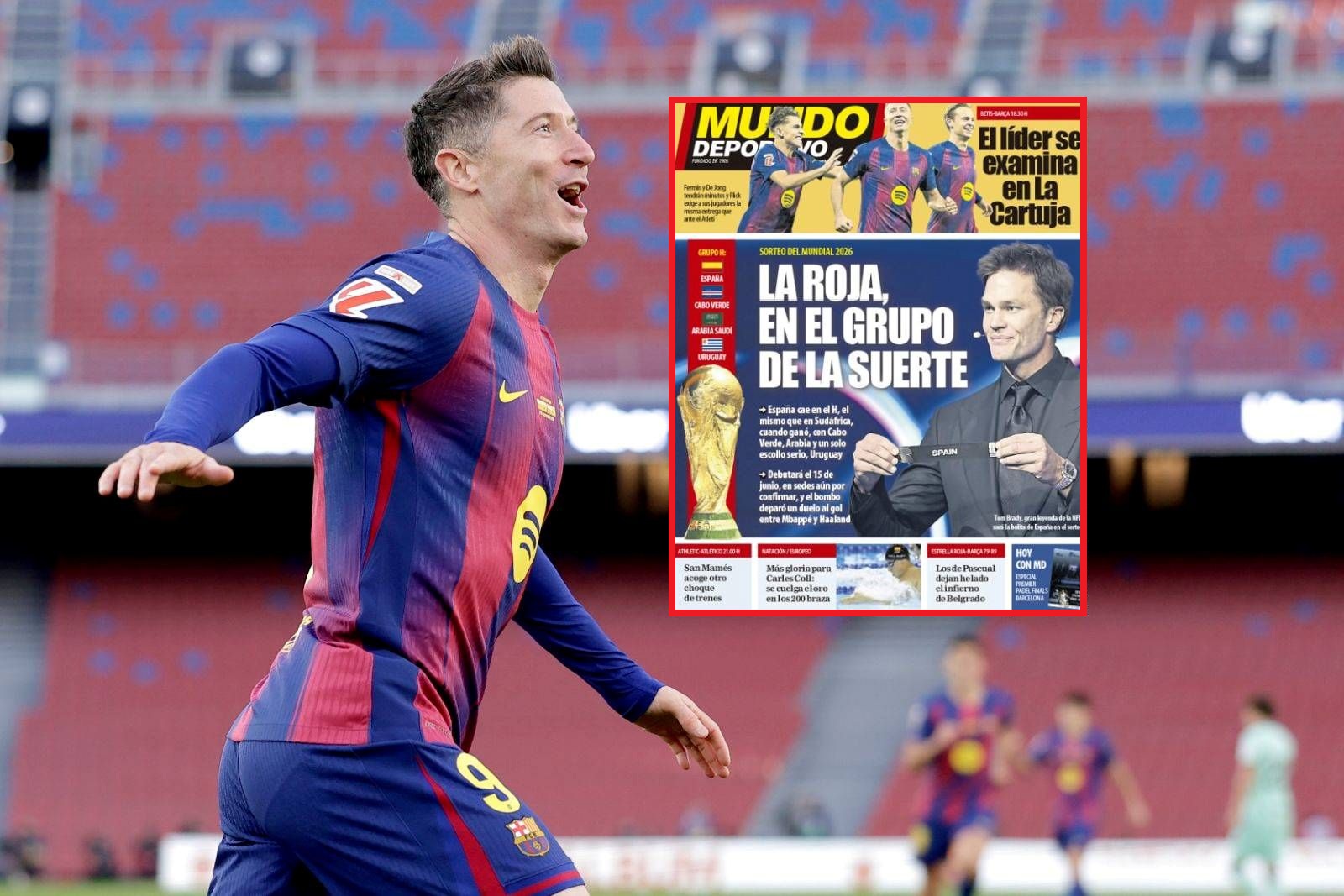 Lewandowski trafił na okładkę. Barcelona została zepchnięta w cień