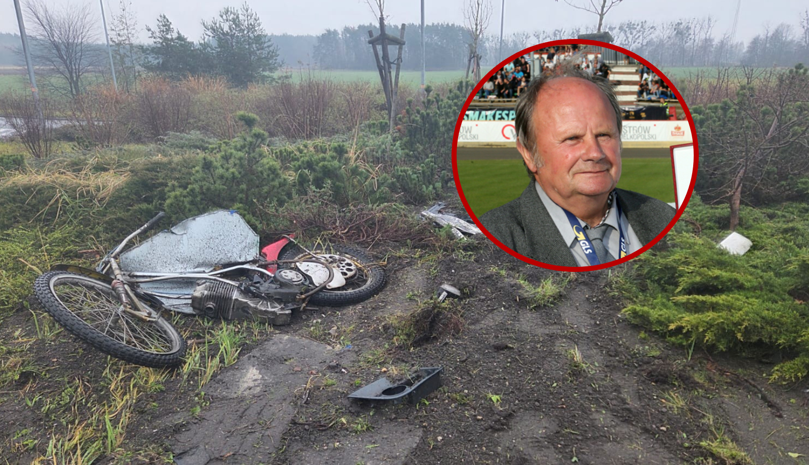 Zniszczył rondo nazwane na cześć polskiego mistrza i uciekł!