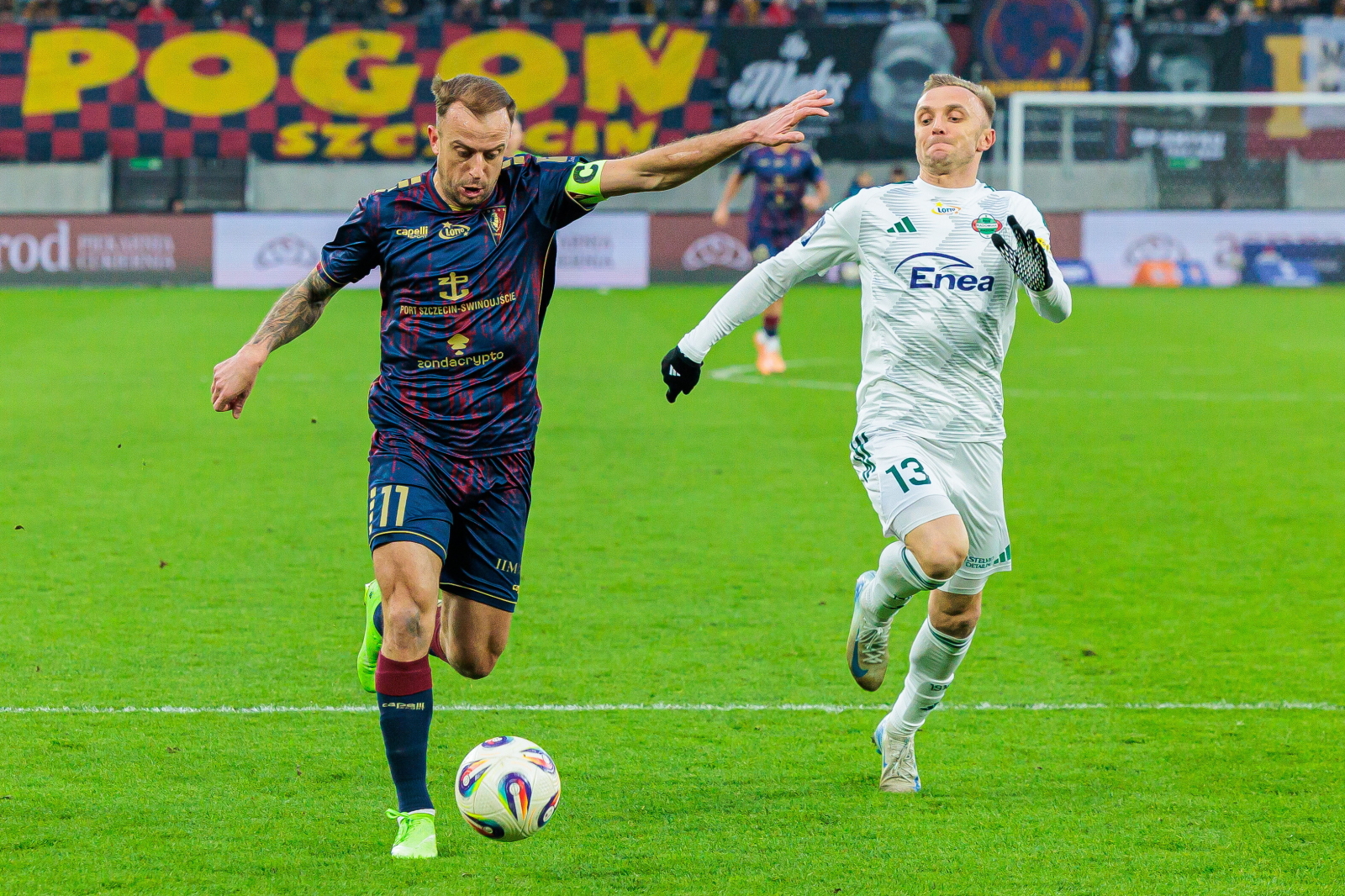 Pogoń Szczecin uciekała, Radomiak gonił w meczu PKO Ekstraklasy