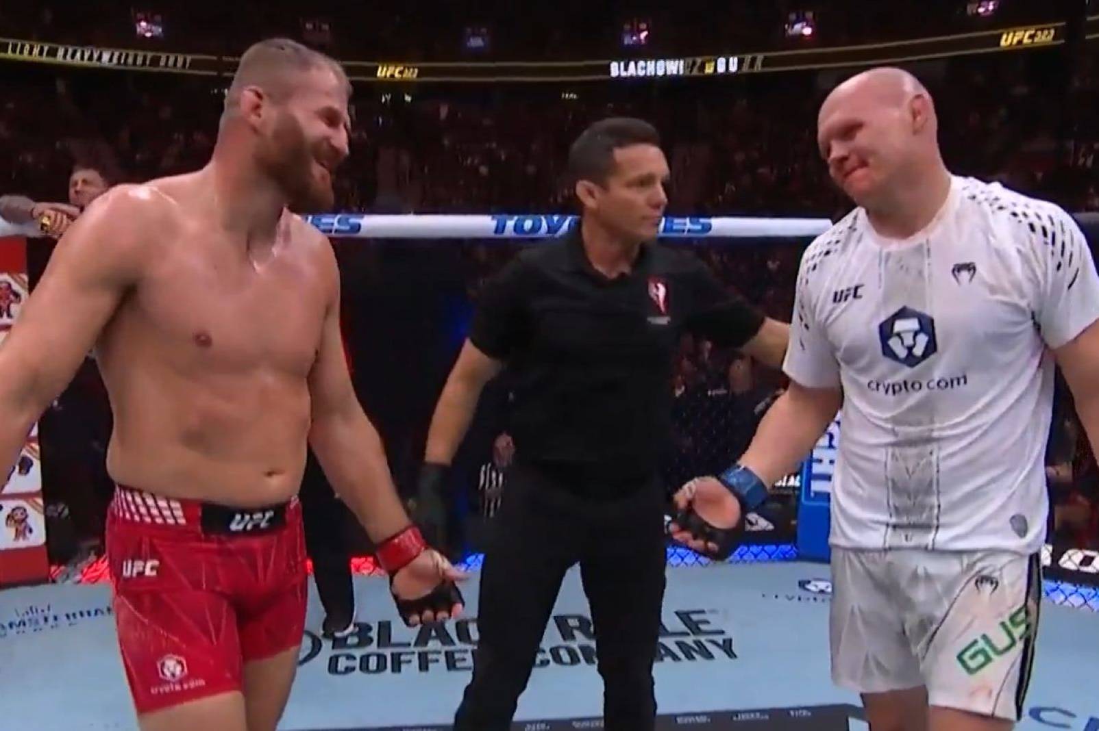 O wyniku walki Błachowicza zadecydowali sędziowie. Tak Polak zareagował na werdykt