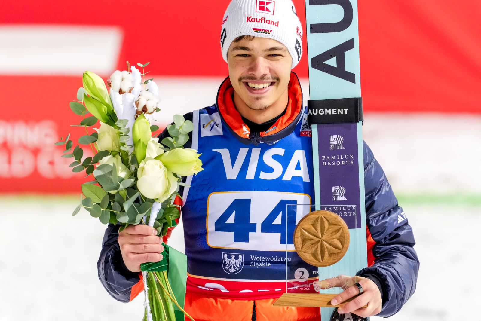 Niemiec ma lęk wysokości. W Wiśle stanął na podium