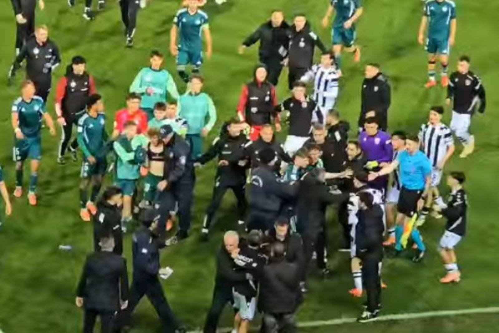 Zrobiło się gorąco. Zadyma po meczu Legii