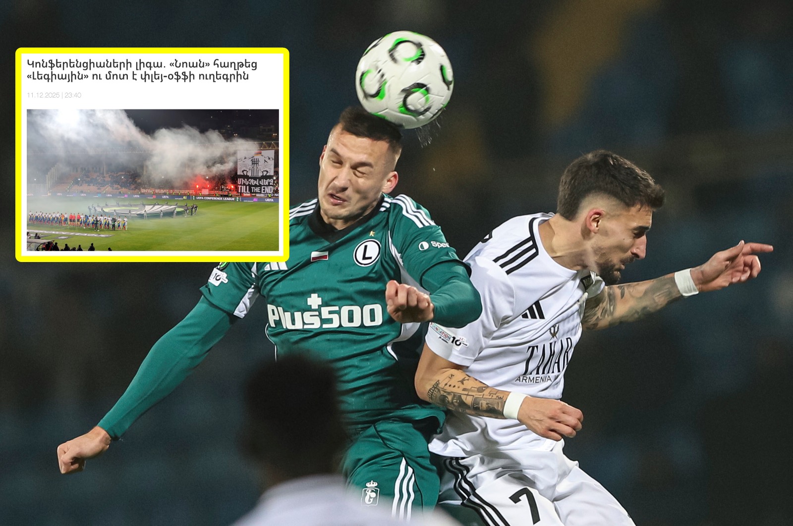 "Niezwykle ważne". Tak ormiańskie media komentowały mecz z Legią