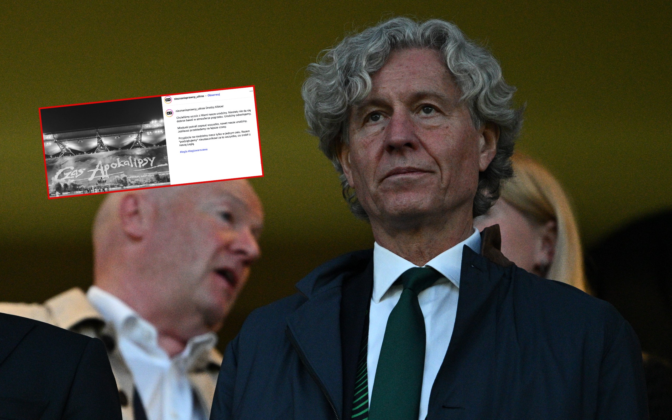 Kibice Legii szykują się na Mioduskiego. "Podziękujmy nieudacznikowi"