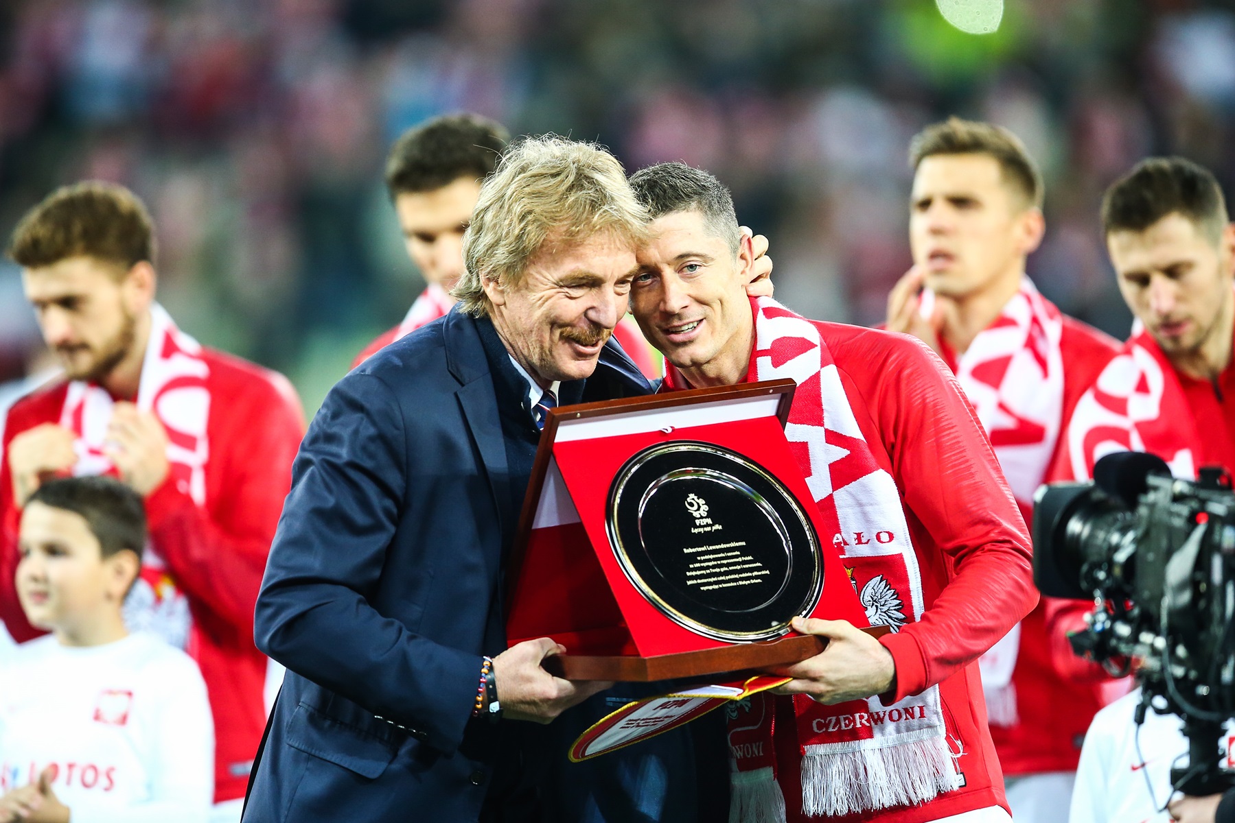 Zrobił to w swoim stylu. Tak Boniek porównał się z Lewandowskim